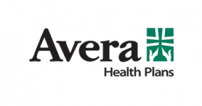 Avera Health Plans logo: bold 'Avera' text with a teal square emblem to the right and 'Health Plans' beneath.