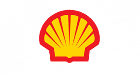 Shell logo (yellow shell with red outline) on an orange background.